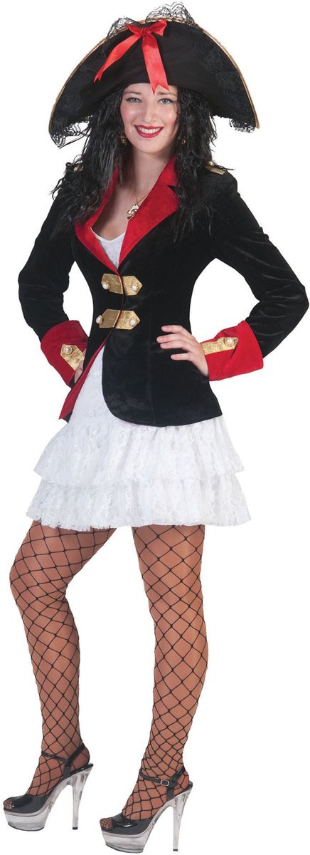 Piraat & Viking Kostuum | Piraat Stylo Star Jurk Vrouw | Maat 44-46 | Carnaval kostuum | Verkleedkleding